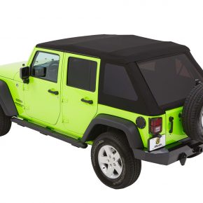 Bestop TrekTop Glide for Wrangler JK Unlimited in Black Twill